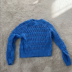 American Eagle Blue Knit Sweater